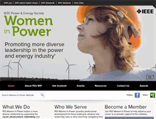 Tablet Screenshot of pes-women-in-power.org